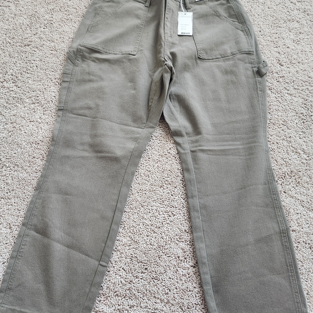 Judy Blue Olive Girlfriend Utility Pants 16W NWT